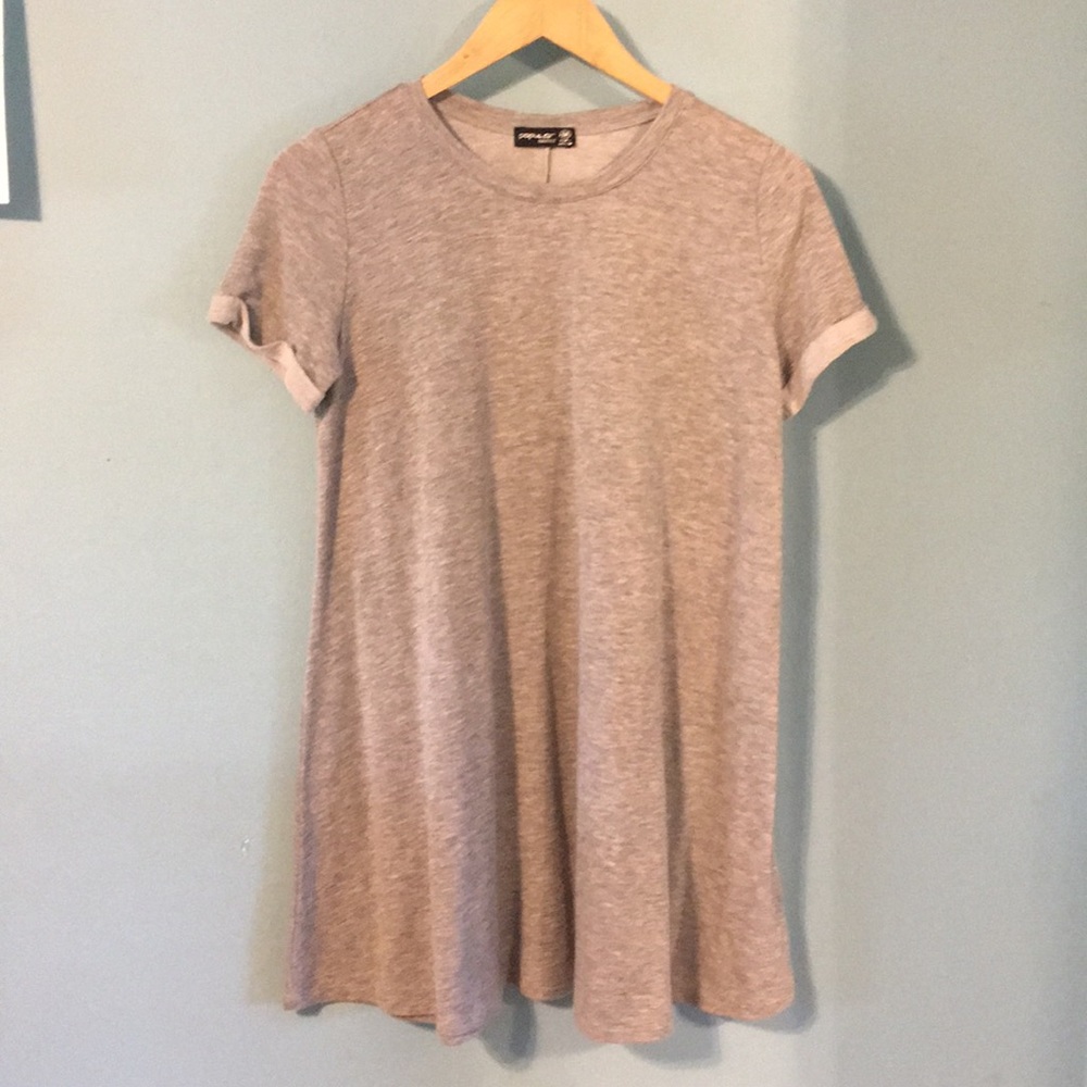 Gray T-Shirt Dress